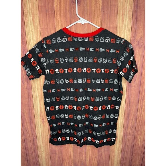 Star Wars Storm Trooper Darth Vader Shirt Black Red White Disney Store  XL 14 - Picture 2 of 4
